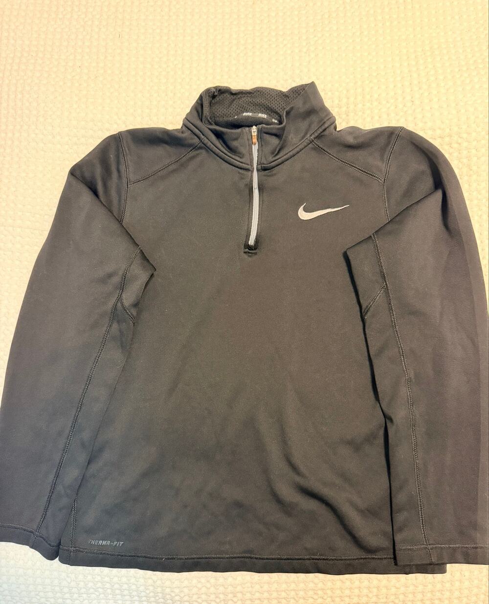 Nike Therma-FIT 1/2-Zip Pullover (Black) - Medium